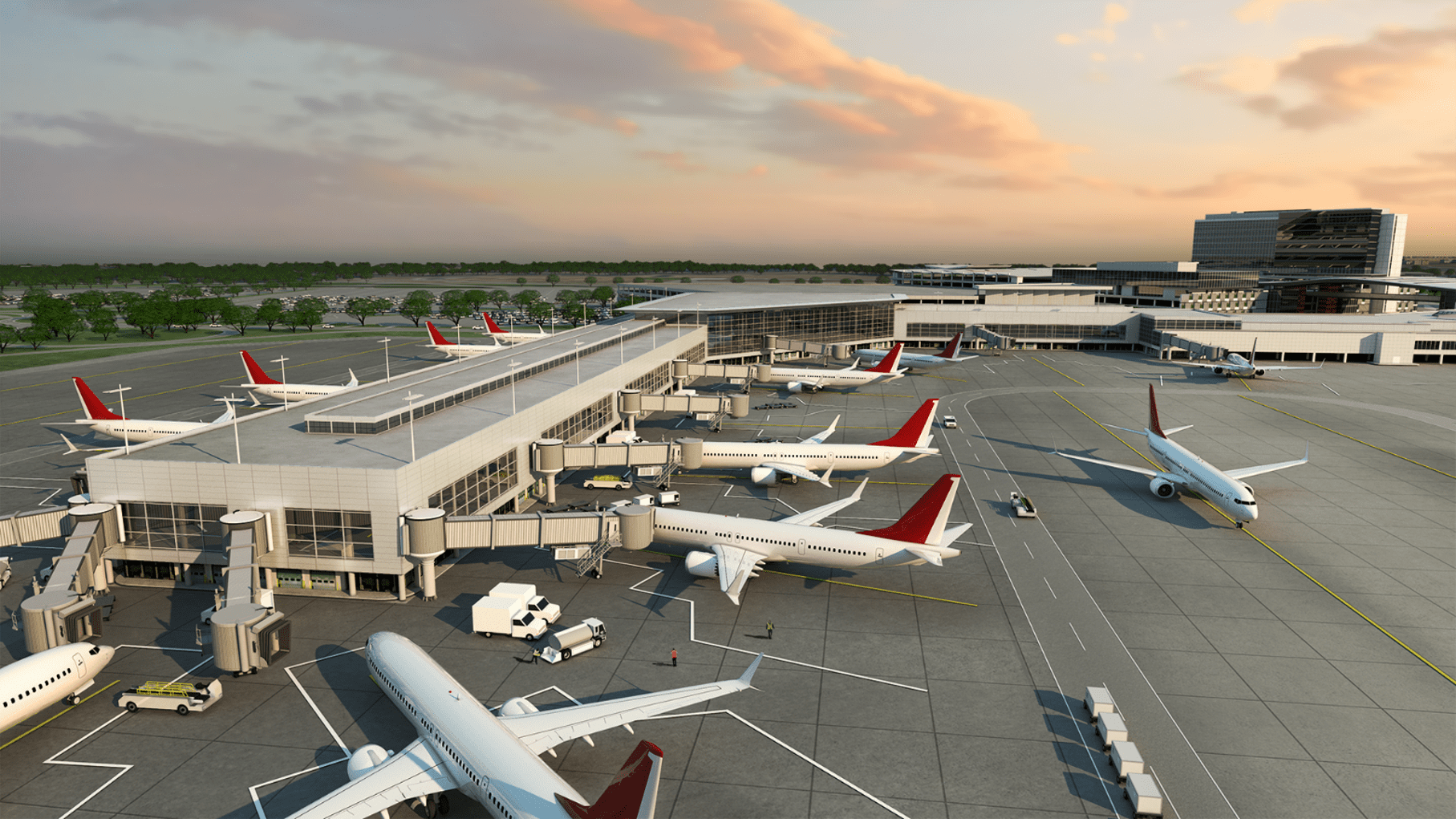 Airport to build new concession area, Transportation