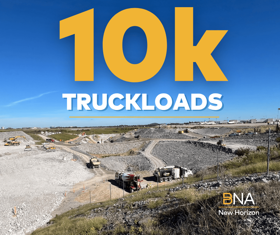 Central Ramp Expansion Surpasses 10,000 Truckloads of Fill - Nashville ...